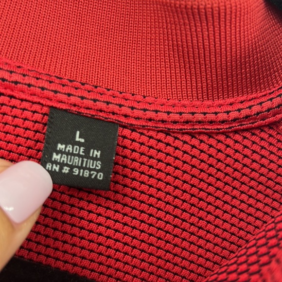 Walter Hagen Red Mens Polo large - Picture 3 of 6